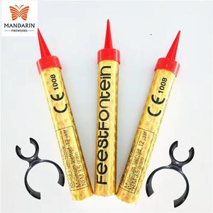 Bouteille de <span class=keywords><strong>Champagne</strong></span> Cierges magiques Triangle <span class=keywords><strong>Fontaine</strong></span> de glace en plastique Bougie Clips Sparkler Support de sécurité Clips simples pour discothèque ou fête - Product Image 1