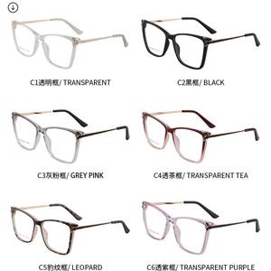 Monture de lunettes optiques œil de chat FalaiEr en TR90 transparent, protection lumière bleue C1, unisexe, pont moyen - Product Image 2