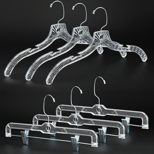 LINDON Appendiabiti in Plastica Trasparente Cristallina per Negozi e Boutique - Product Image 1