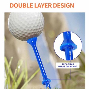 Passen Durable Double-Layer Golf Tee Accessory Small Cup Limiter 83MM Plastic <b>Ball</b> Custom Logo Available Rubber Bamboo <b>Wood</b> - Product Image 4