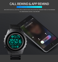 Montre Bluetooth Skmei, montre numérique de sport pour homme, montre intelligente décontractée en gros, articles mixtes 1301 1227 1250