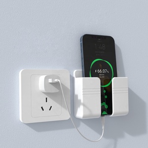 Wall-mounted TV air Conditioner <strong>Remote</strong> <strong>Control</strong> <strong>Storage</strong> Box Wall Punch-free <strong>Remote</strong> <strong>Control</strong> Board Box Bedside Mobile Phone <strong>Storage</strong> - Product Image 1