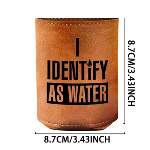 Diseño de regalo para el Día del Padre: Funda para botella de Coca-Cola, funda aislante, bolsa para bebidas en lata de 330 ml, funda para botella de cerveza, cuero - Product Image 2
