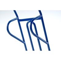 Carretilla Industrial de Tres Ruedas con Plataforma de Acero y Hoja Fija Profesional GP030