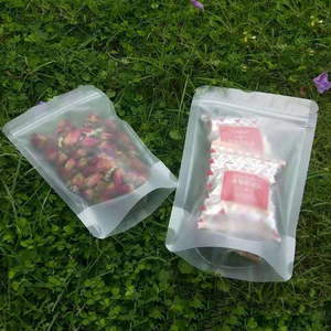 Túi Đứng Trong Suốt Có Khóa Kéo Mờ Mờ Có Thể Khóa Lại Túi Khóa Kéo Trong Suốt Để Đóng Gói Thực Phẩm - Product Image 2