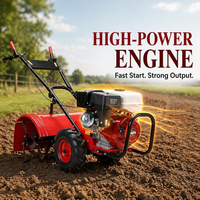 Motoculteur Désherbeur Portable Mini Rotatif à Essence pour Jardin et Agriculture – Machine de Culture du Sol Agricole