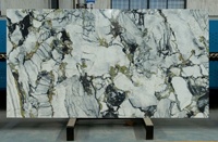 Dalles de verre nano-cristallin personnalisées YDSTONE, dalles de verre nano blanches, dalles de marbre artificiel pour comptoir de table