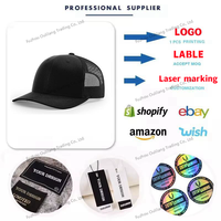 Gorra Trucker Personalizada de 5 Paneles con Impresión y Bordado, Gorra Trucker de Espuma OTTO