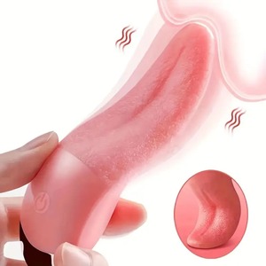 Kadın mastürbasyon yetişkin seks oyuncakları vajinal klitoral teşvik g-spot titreşimli dil şekilli yalama isıtma vibratör kadınlar için