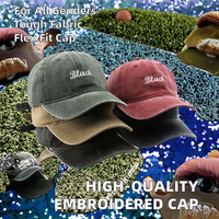 Haute Qualité Broderie Logo Sportif Lettre Motif Brossé Coton Lavé Casquette De Baseball Réglable Non Structuré Papa Chapeau En Plein Air