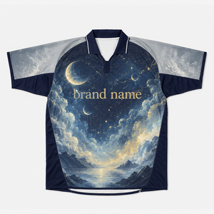 เสื้อฟุตบอลย้อนยุคผ้าโพลีเอสเตอร์ 100% ตัดต่อผ้าลายตัดกัน คุณภาพสูง พิมพ์ลายกราฟิก 3 มิติเต็มตัว คอปกโปโล - Product Image 2