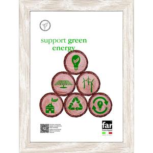 Cornice FRANKE IN LEGNO E CRYLEX BIANCO 18X24CM - Product Image 1