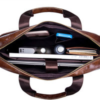 Sac à bandoulière pour homme, sac à main léger en cuir pour ordinateur portable