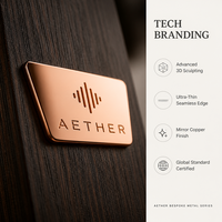 August Unerring Jetons décoratifs 3D en alliage de zinc personnalisés avec impression sérigraphiée pour l'image de marque des boutiques horlogères