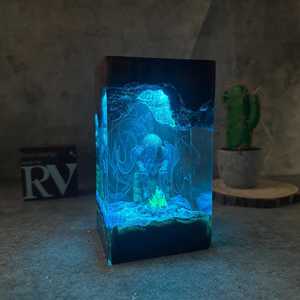 รูปปั้นอัศวินหัวหอมจากเกมดาร์กโซลส์  งานเรซิ่นพร้อมไฟตกแต่ง รุ่น DLB09 โมเดล 3 มิติ ของสะสมจากเกม - Product Image 3