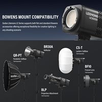 Godox Litemons LE300Bi 320W Lumière vidéo LED COB bicolore Monture Bowens Éclairage de studio continu professionnel APP