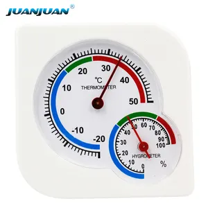 מדדי לחות טמפרטורת כיכר לחות Tester Meter -30C - 50C מדידת כלי דיגיטלי מדחום עם שני מצביע עבור משק בית