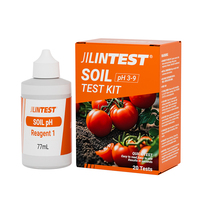 Kit de test de pH du sol, plage 3 à 9, 20 tests, lecteur rapide d'acidité et d'alcalinité du sol pour jardin, ferme, plantation, kit de réactifs pour l'analyse du sol