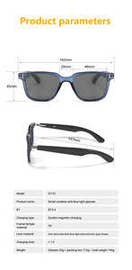 Gafas de cámara inteligente 2025 Ai <span class=keywords><strong>con</strong></span> <span class=keywords><strong>Chat</strong></span> Gpt, gafas inteligentes Ar Smart Glass Film Ai <span class=keywords><strong>con</strong></span> cámara de píxeles de 800W MA08 - Product Image 6