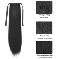 Vente en gros usine Shandong : Filets à cheveux synthétiques haute température pour perruques, longs et lisses, avec sangle Chaofan