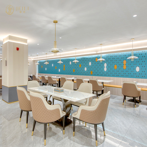 Nuova Elegante Sedia da Ristorante <span class=keywords><strong>in</strong></span> Pelle PU <span class=keywords><strong>con</strong></span> Cuscino e <span class=keywords><strong>Gambe</strong></span> <span class=keywords><strong>in</strong></span> <span class=keywords><strong>Legno</strong></span> Massello, Set di <span class=keywords><strong>Tavolo</strong></span> e Sedie Moderno Commerciale - Product Image 1