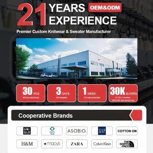 <span class=keywords><strong>Cardigan</strong></span> Bomber da Donna ODM in <span class=keywords><strong>Lana</strong></span> a Tinta Unita con Collo Alto Reversibile, Vita Corta, Zip Frontale e Lavorazione a Maglia Primaverile - Product Image 3