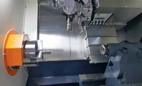 Tour à métaux CNC à banc incliné TCK36A, mini fraiseuse CNC, tour à métaux avec tourelle motorisée en option, tour CNC 3 axes, Torno Chunk