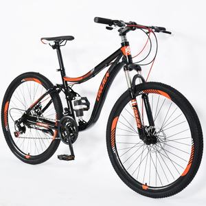 Bicicleta de Montaña para Hombre de 21 Velocidades y <span class=keywords><strong>26</strong></span> Pulgadas con Suspensión Completa, Frenos de Disco, Pedales Ordinarios, Cuadro de Acero y <span class=keywords><strong>Doble</strong></span> <span class=keywords><strong>Pared</strong></span> de Aleación de Aluminio - Product Image 5