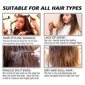 Soins des cheveux Spray réparateur Réparer les cheveux secs sans lustre Quantité traitée de dommages capillaires - Product Image 3