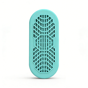 Geometric Pattern Open Silicone <b>Glasses</b> <b>Case</b>-Unisex Breathable Storage <b>for</b> Outdoor Sports & Swimming - Product Image 4