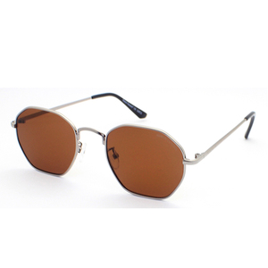 Sunway Eyewear Retro Square Small Frame Polygon Sun Glasses Fashion Custom Logo Metal Women Men's Sunglasses - Product Image 2