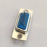 Connecteur VGA DB15 à souder, mâle/femelle, trois rangées de 15 broches, prise HDB-15P