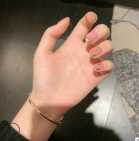 JP925 – faux-ongles en acrylique, ballerine du milieu, cercueil, French Tip, manucure, bâton en acrylique sur les ongles en diamant