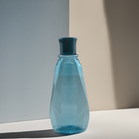 Bouteille de rince-bouche de scellant sérigraphié en plastique PET de luxe de 200ml avec bouchon à vis