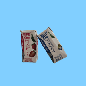 30-Year Factory Prismatic Type Size <b>Paper</b> Cardboard and Custom Logo Milk Juice Beverage Gable Top Box Liquid <b>Wrapping</b> <b>Paper</b> - Product Image 1