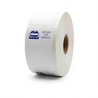 Stiker Penggantian Oli Perekat Sendiri yang Dapat Disesuaikan 400 Label/Roll - Label Pengingat yang Sudah Dicetak