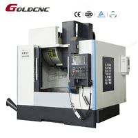 Ligne de production de pièces automobiles - Centre d'usinage CNC 3 axes GOLDCNC avec système de contrôle GSK, broche BT40, broche simple VMC 850