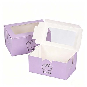 Cajas de Embalaje para Pasteles con Logotipo Personalizado, Caja Transparente para Cupcakes, Cajas de Papel para Tartas, Embalaje para Pasteles - Product Image 4