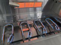 Barbecue rotatif haut de gamme avec brûleur infrarouge pour cuisine extérieure, barbecue avec LED et rôtissoire