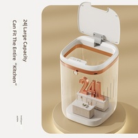 Poubelle intelligente à capteur 20 22 24L, poubelle automatique sans contact pour cuisine, salle de bain, conteneur de déchets ménagers, fabricant OEM