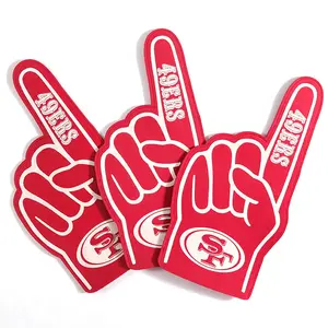 Factory Customize Foam Finger Cheering Gifts Foam Hands Eva Foam Cheering Hand