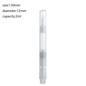 Stylo cosmétique pour huile à cuticules, tube en plastique, applicateur de maquillage, tubes éponge, stylos pinceaux de maquillage surligneurs OEM - Product Image 5