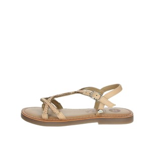 Sandali piatti di tendenza alla moda naturale Scio Top con sottopiede piatto leggero in TPR - Product Image 1