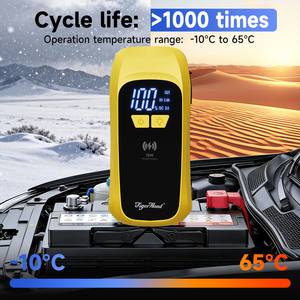 OEM ODM, Arrancador de Coches Portátil de 12000 mAh, Dispositivo de Arranque de 12 V con Cargador Inalámbrico, Linterna LED TH-JS-201 de Alta Potencia - Product Image 3