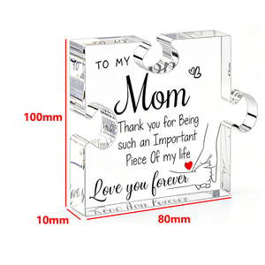 Ornement de table en acrylique transparent, pièce <span class=keywords><strong>d</strong></span>écorative épaissie, livraison rapide directe usine - Product Image 6