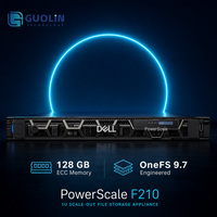 PowerScale F210 All Flash NAS 1U, Nœud NVMe évolutif, 128 Go, OneFS OS, NFS, SMB, S3, HDFS pour IA, Big Data, HPC