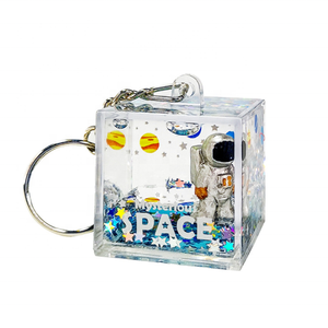 <span class=keywords><strong>Porte</strong></span>-clés d'<span class=keywords><strong>astronaute</strong></span> de l'espace, <span class=keywords><strong>porte</strong></span>-clés personnalisé avec du sable mouvant en liquide - Product Image 1