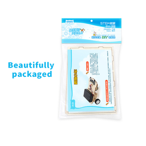 Kit Auto Robot con Sensore Intelligente, Progetto di Ingegneria Pratico, Veicolo in Compensato Tagliato al Laser, Giocattolo Educativo Montessori <span class=keywords><strong>per</strong></span> Bambini, Regalo di Compleanno - Product Image 4
