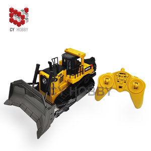 <span class=keywords><strong>Bulldozer</strong></span> RC <span class=keywords><strong>HUINA</strong></span> 569 1569 2.4G 1:16 9 canaux avec chargeur de lumière et télécommande - Product Image 2