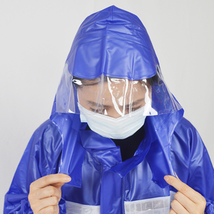 Thickened PVC <strong>Rain</strong> <strong>Coat</strong> Waterproof <strong>Rubberized</strong> Terno Raincoat <strong>Rain</strong> Suit With Big Brim Jas Hujan PVC Raincoat - Product Image 5